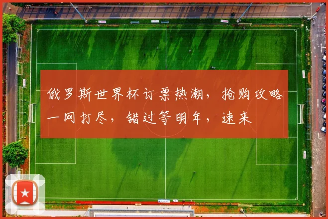 俄罗斯世界杯订票热潮，抢购攻略一网打尽，错过等明年，速来